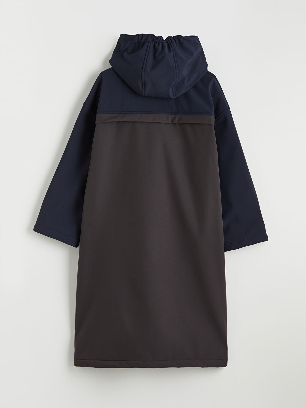 Antrasit Kolay Giyilebilir Fermuarlı Kapüşonlu Kadın Mont-9