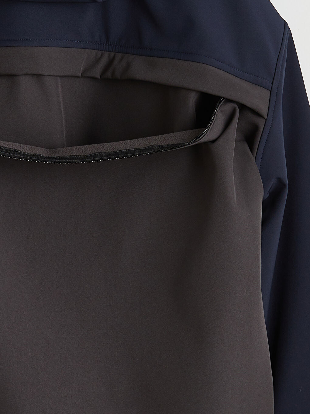 Antrasit Kolay Giyilebilir Fermuarlı Kapüşonlu Kadın Mont-11