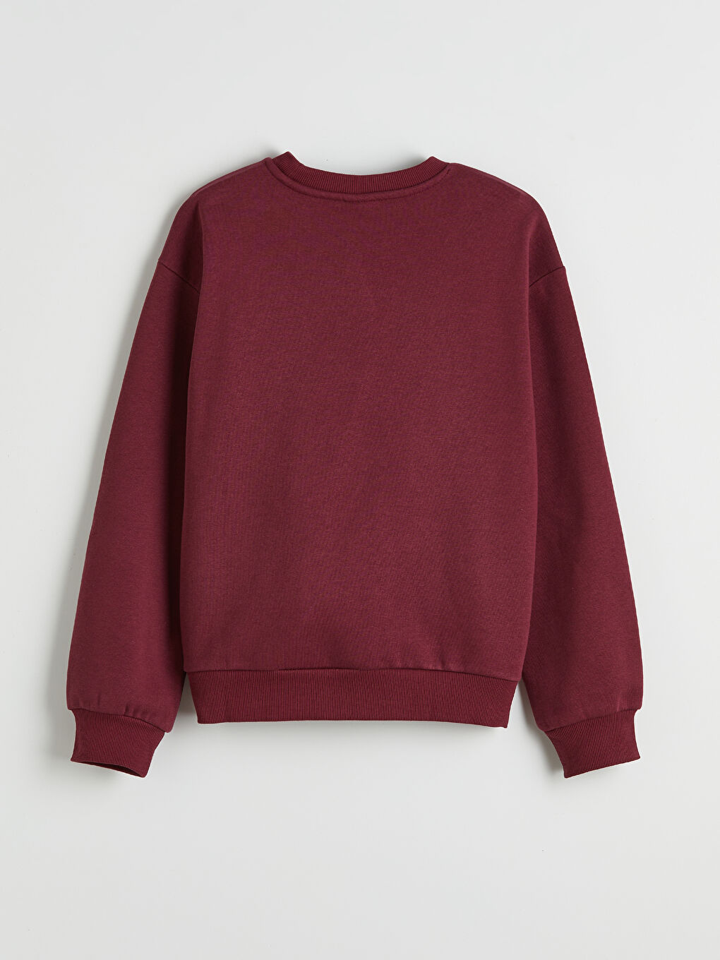 Mürdüm Paris Baskılı Kız Çocuk Kalın Sweatshirt-1