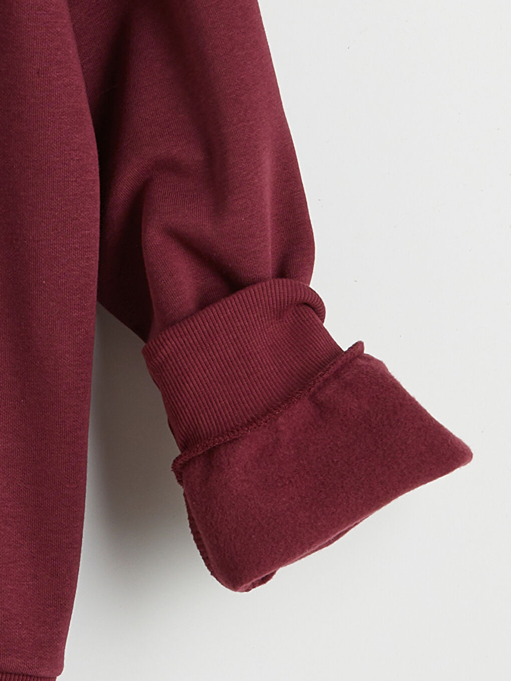 Mürdüm Paris Baskılı Kız Çocuk Kalın Sweatshirt-2