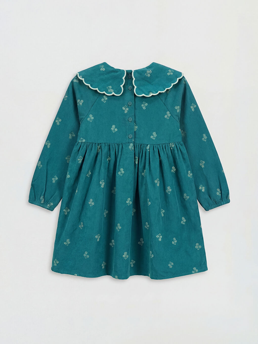 فستان اخضر فتاة-1