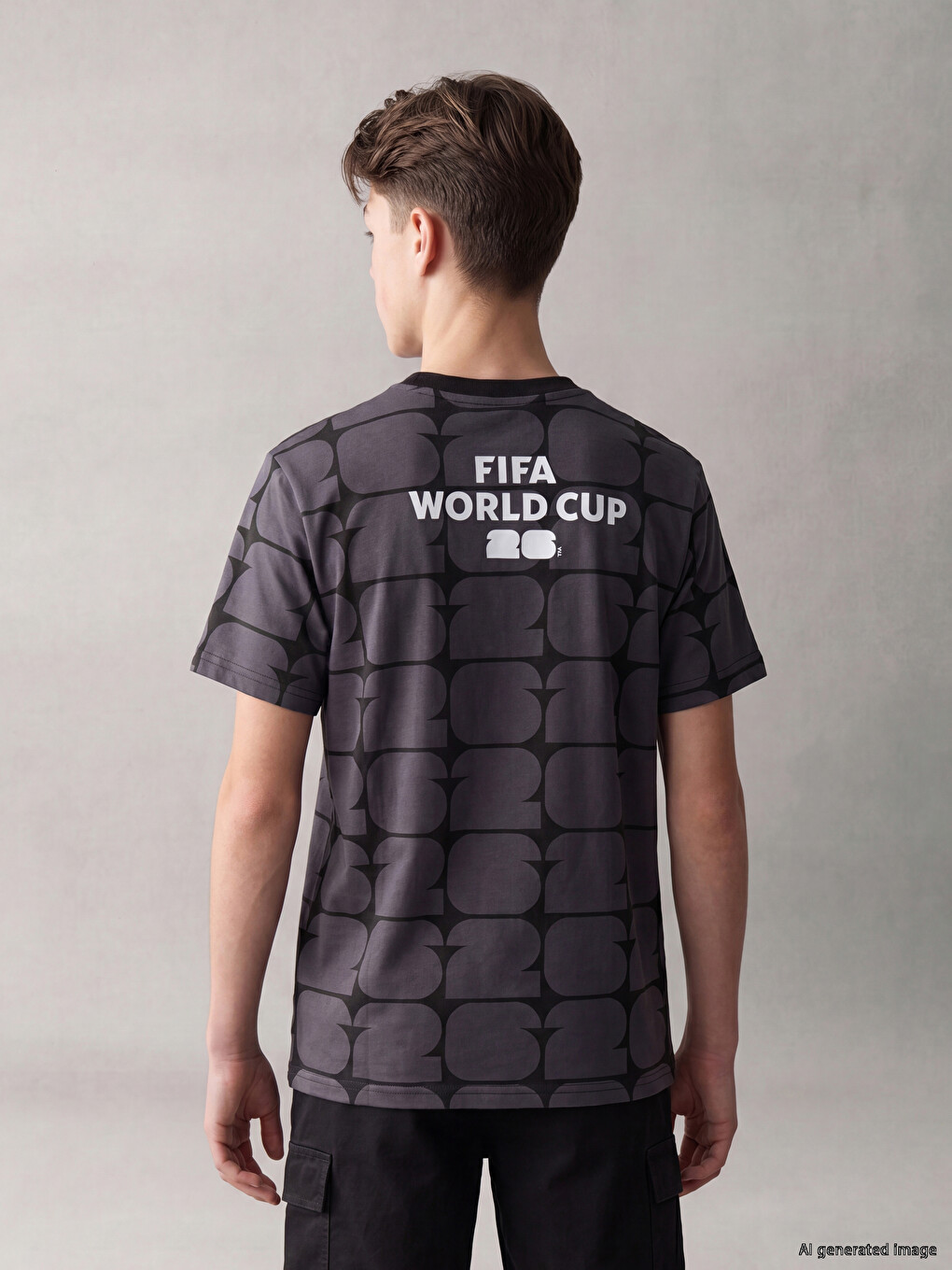 FIFA 2026 World Cup Printed Boys' T-Shirt-1