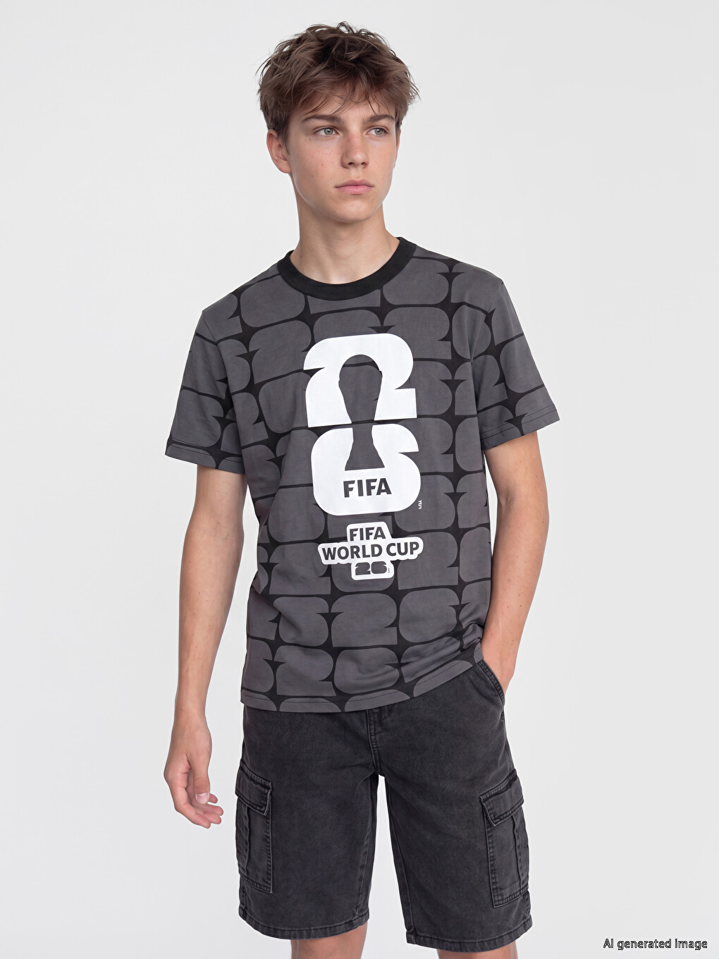 FIFA 2026 World Cup Printed Boys' T-Shirt