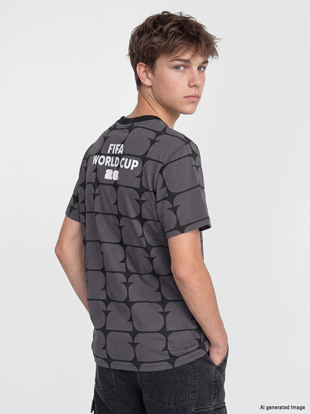 FIFA 2026 World Cup Printed Boys' T-Shirt-2