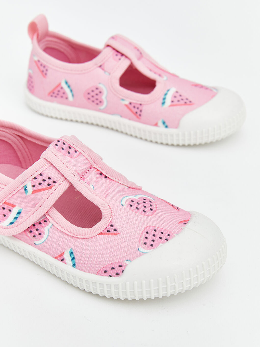 Pembe Cırt Cırtlı Kız Bebek İlk Adım Ayakkabısı-2