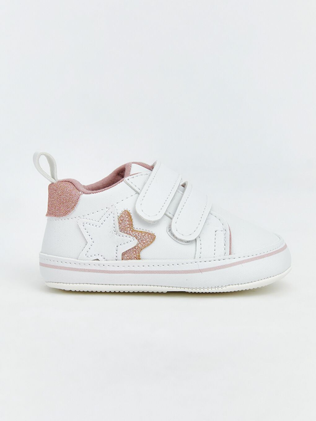 Star Embroidered Baby Girls' Sneakers-1