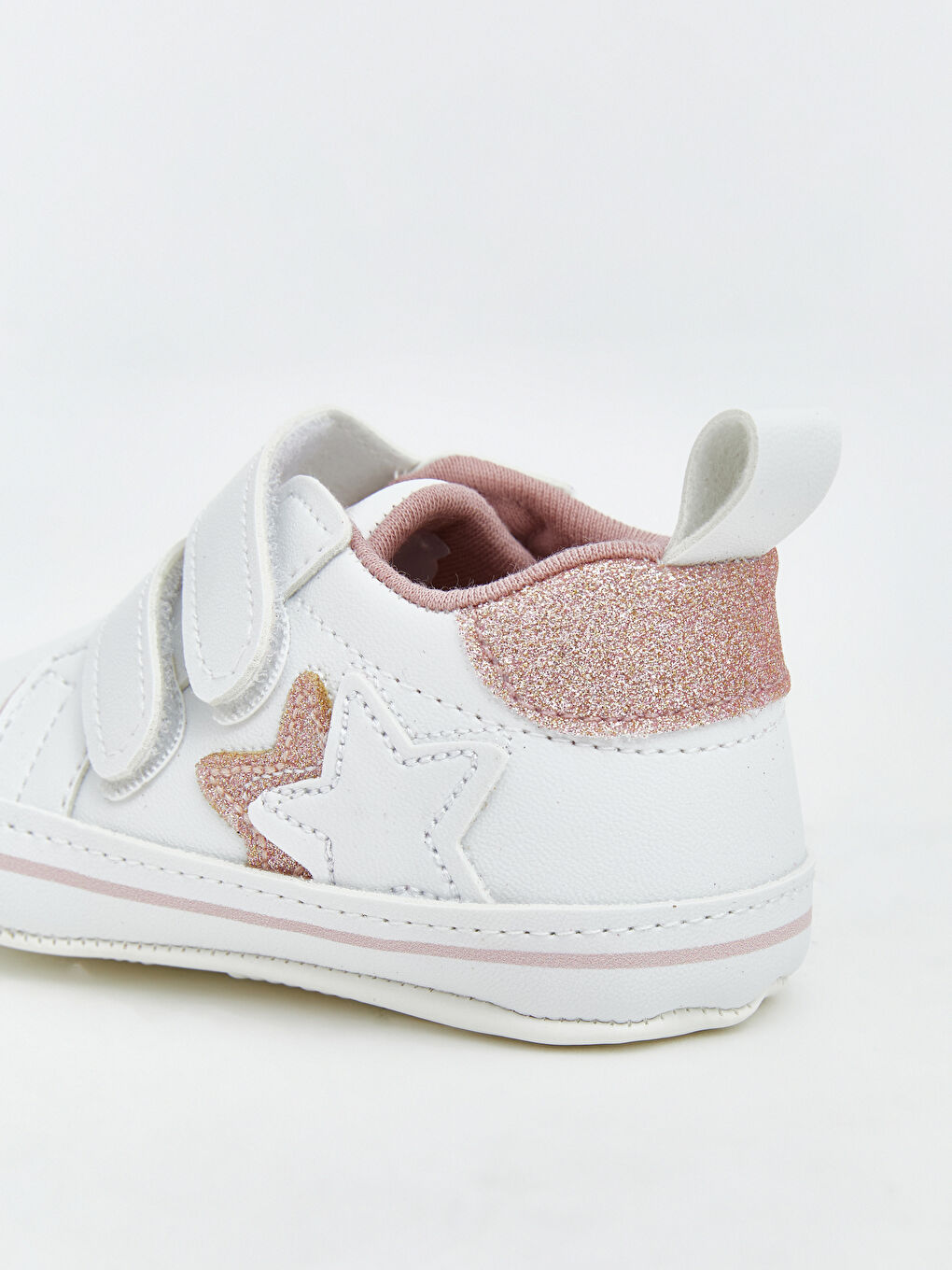 Star Embroidered Baby Girls' Sneakers-4