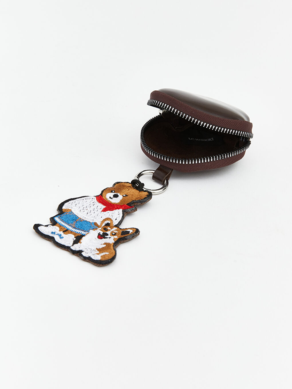 Kahverengi Mini Cüzdan Çanta Charmı-1