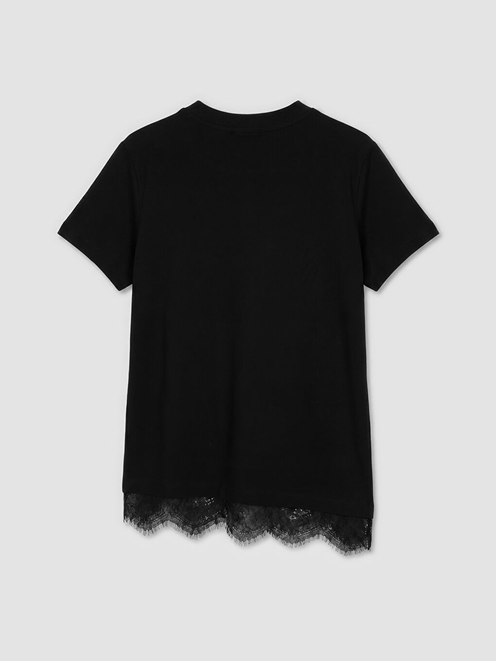 Siyah Bisiklet Yaka Kadın Tunik-1