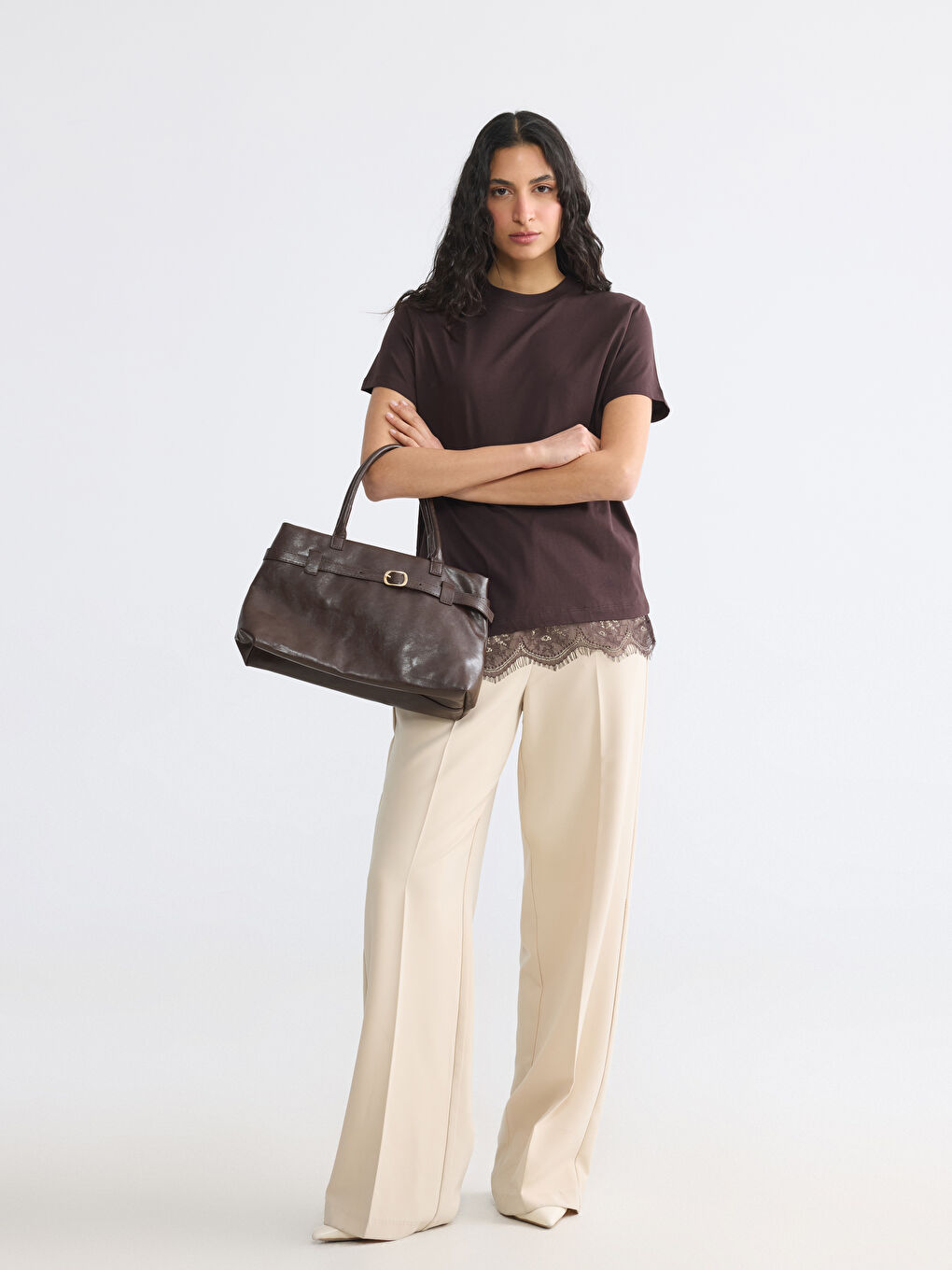 Crew Neck Women's Tunic-1