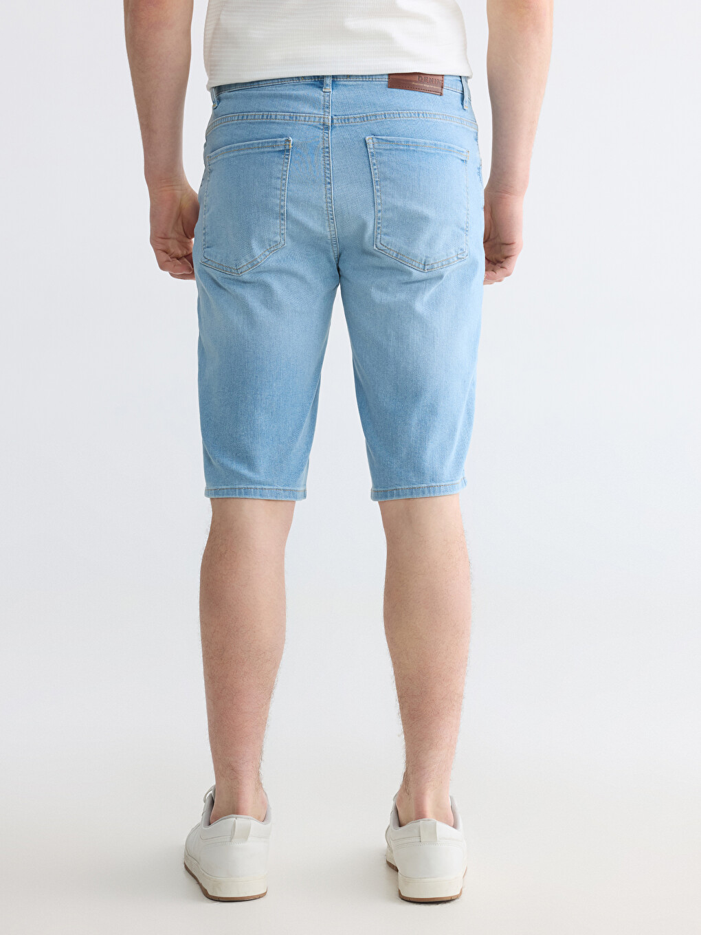 Slim Fit Men's Jean Shorts-3