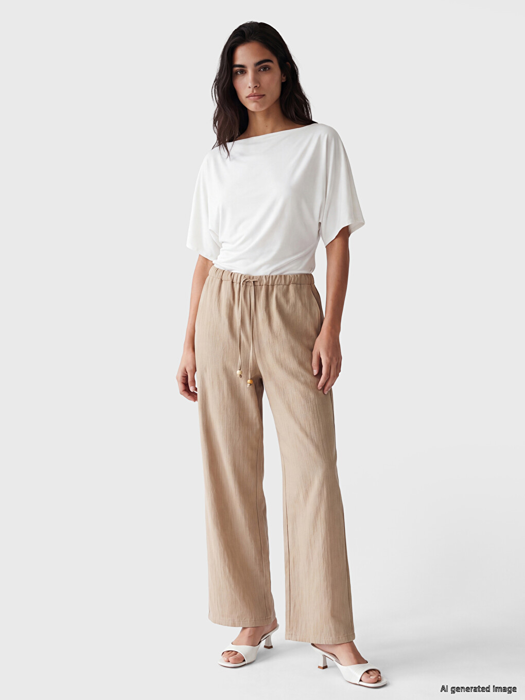 Prugaste Pantalone Od Modal Mješavine Za Žene
