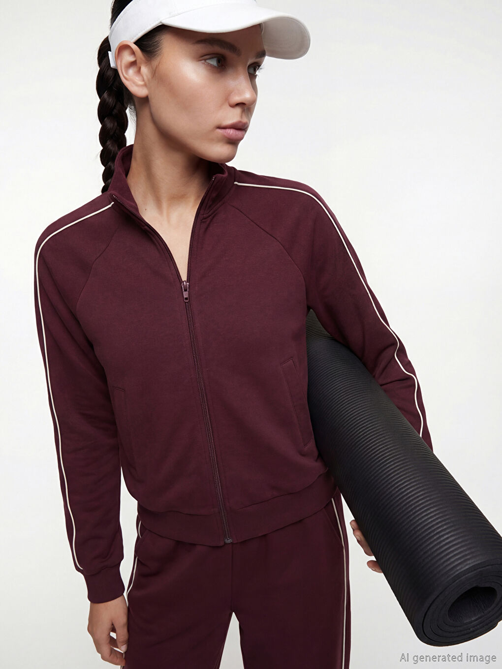 BORDO Dukserica sa rajsferšlusom Žena