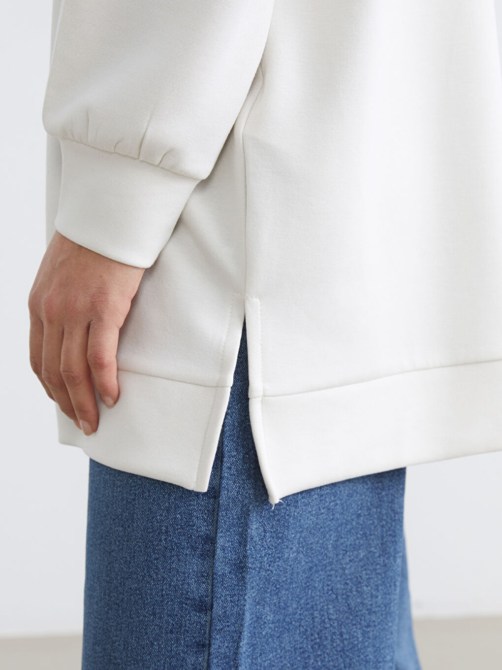 California Embroidered Soft Touch Women's Sweatshirt Tunic-2