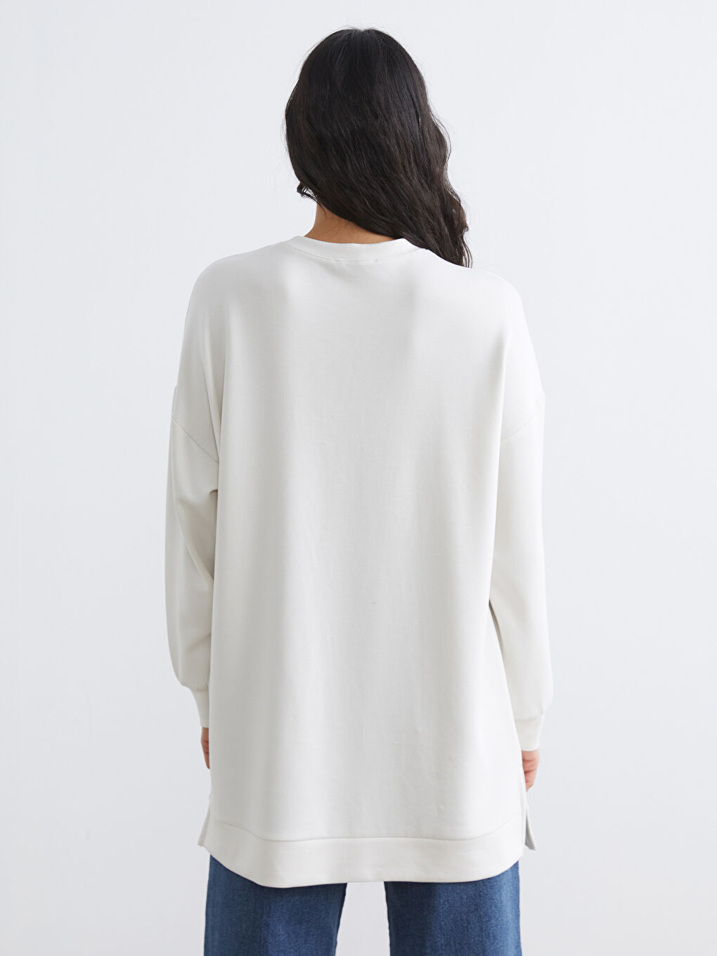 California Embroidered Soft Touch Women's Sweatshirt Tunic-3