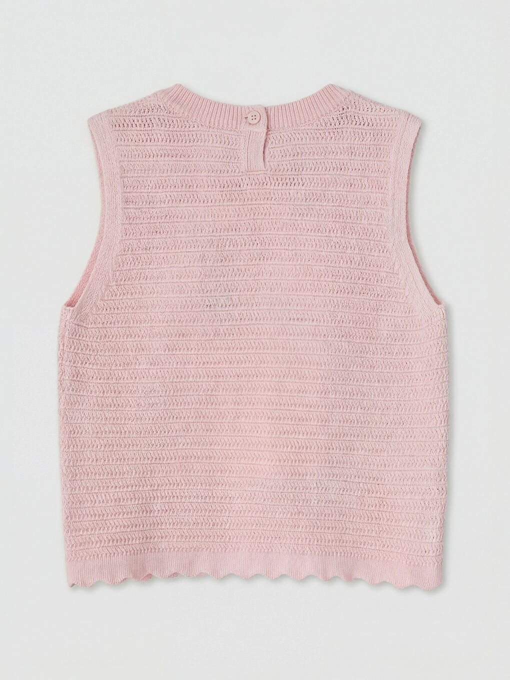 Pembe Nakışlı Kız Çocuk Triko Takım-3