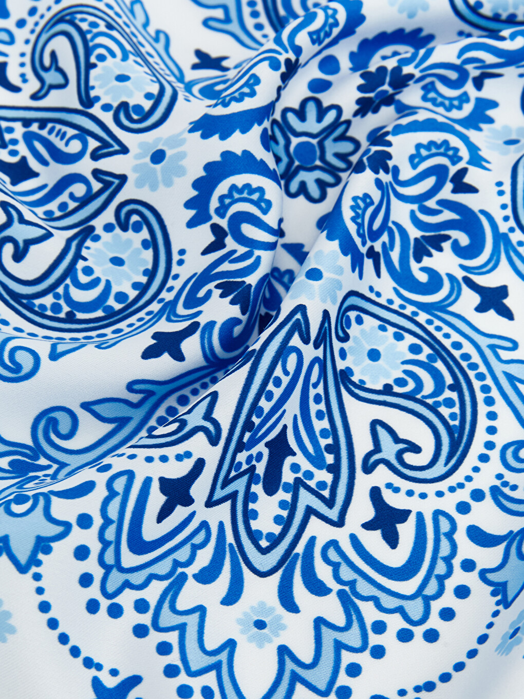 Ekru Desenli Kadın Bandana-2