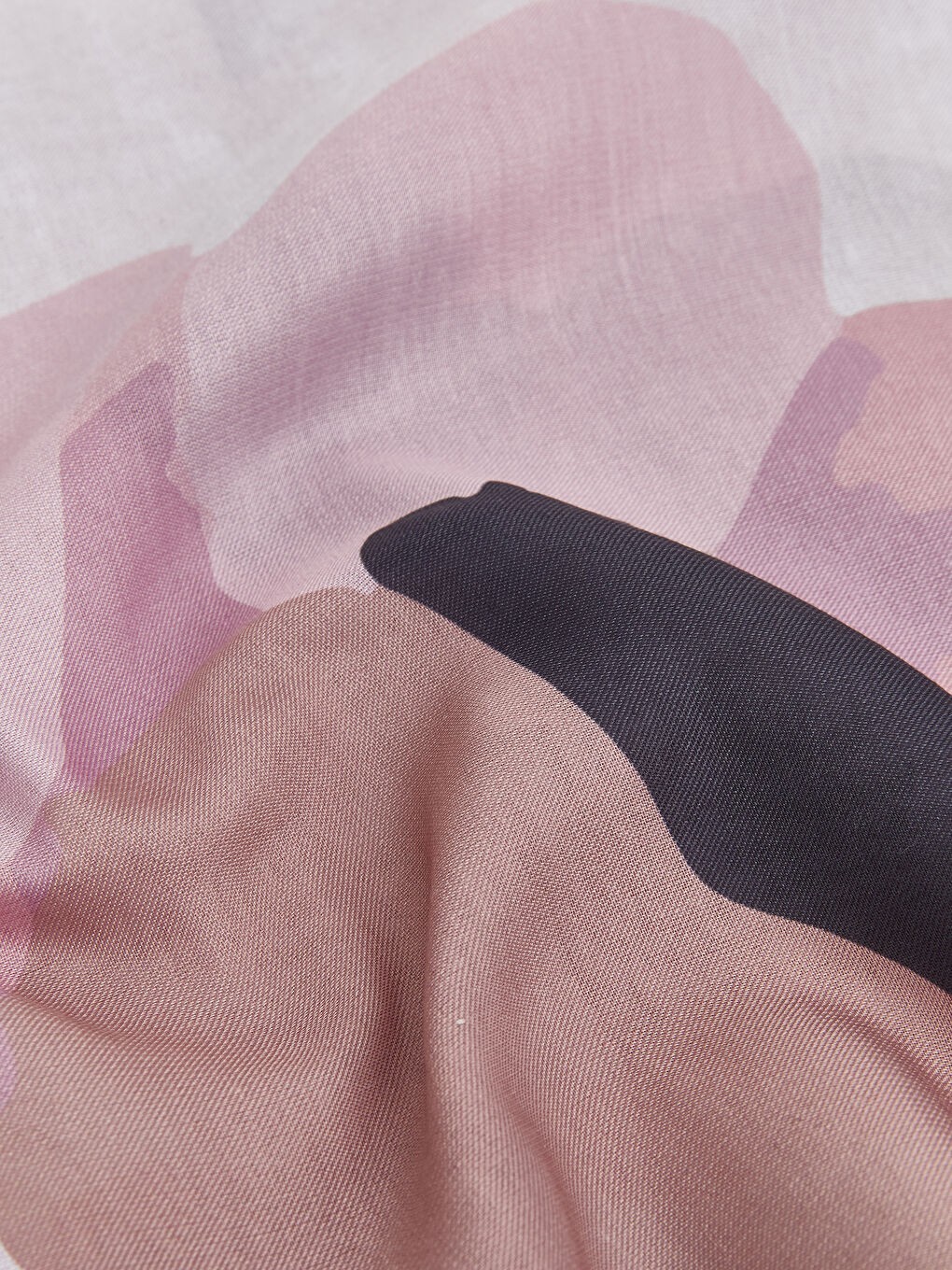 Pembe Çiçekli Kadın Şal-2