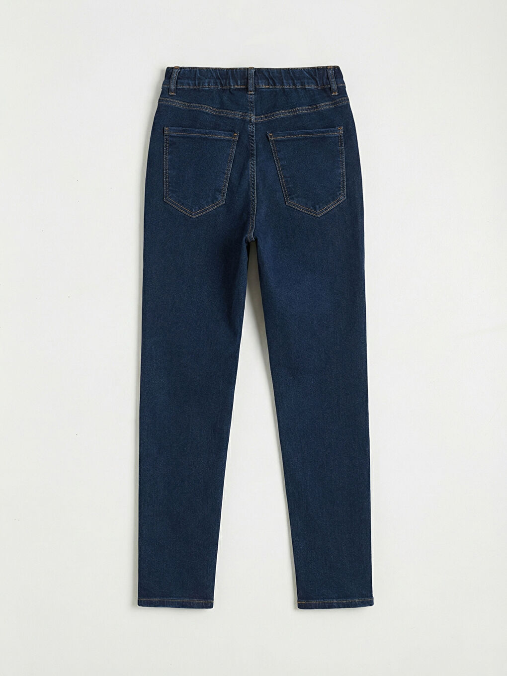 İndigo Mom Fit Kadın Jean Pantolon-5