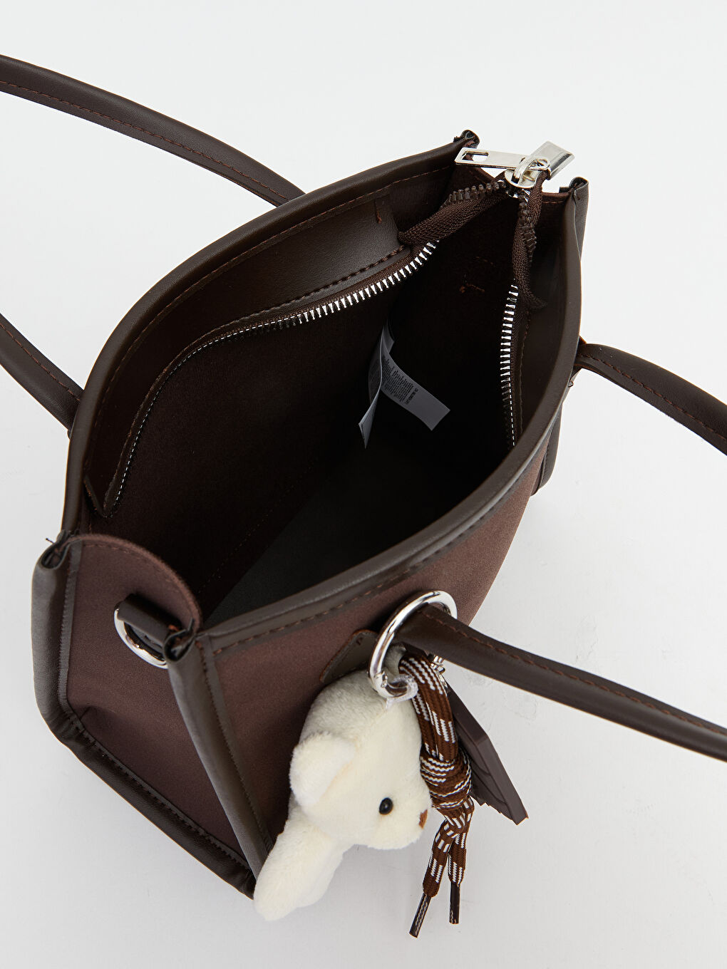 Kahverengi Aksesuarlı Kız Çocuk El Çantası-3