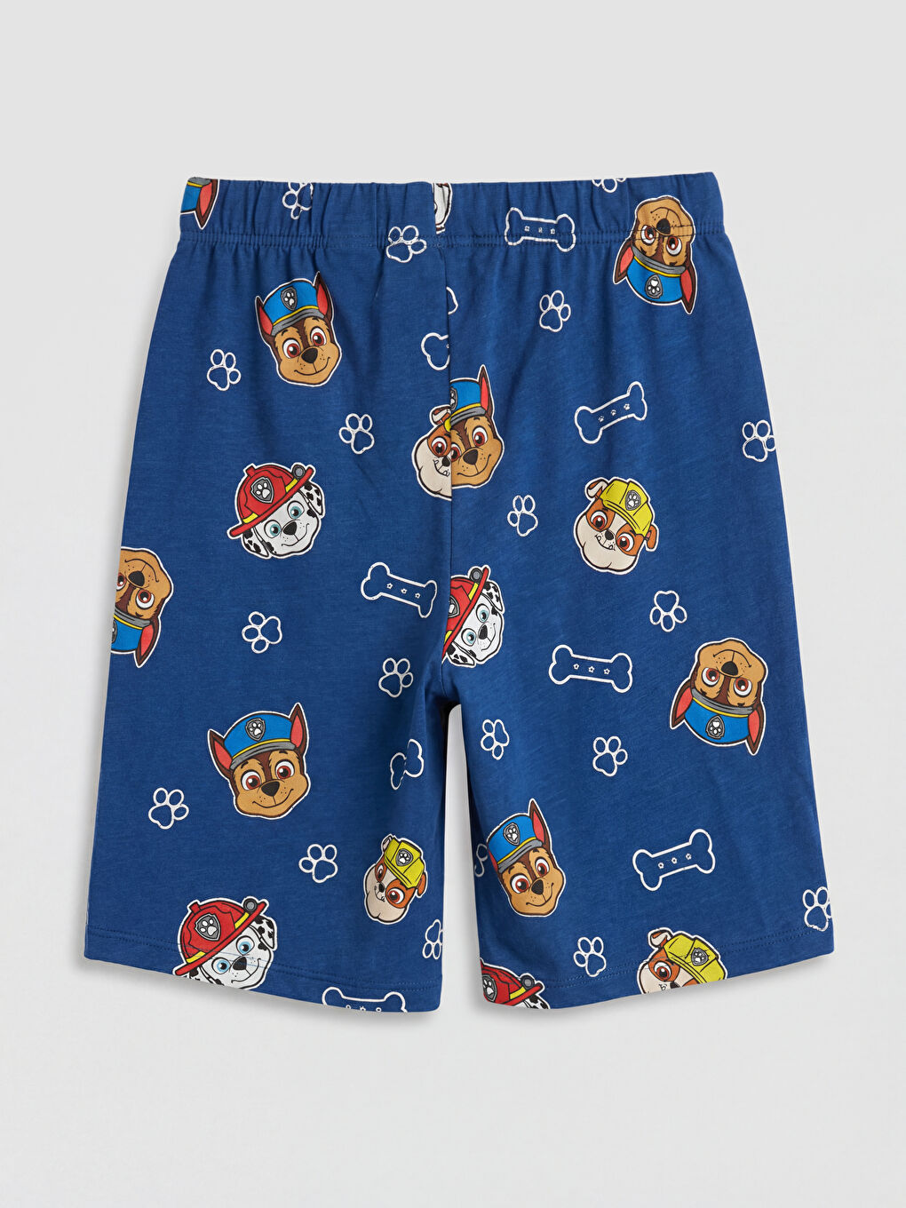 Mavi Paw Patrol Baskılı Erkek Çocuk Şortlu Pijama Takımı-4