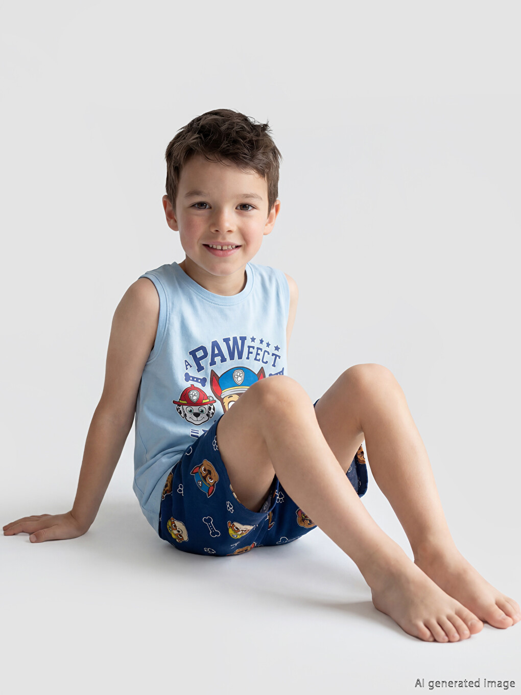 Paw Patrol tiskani dječji kratki pidžama set-1