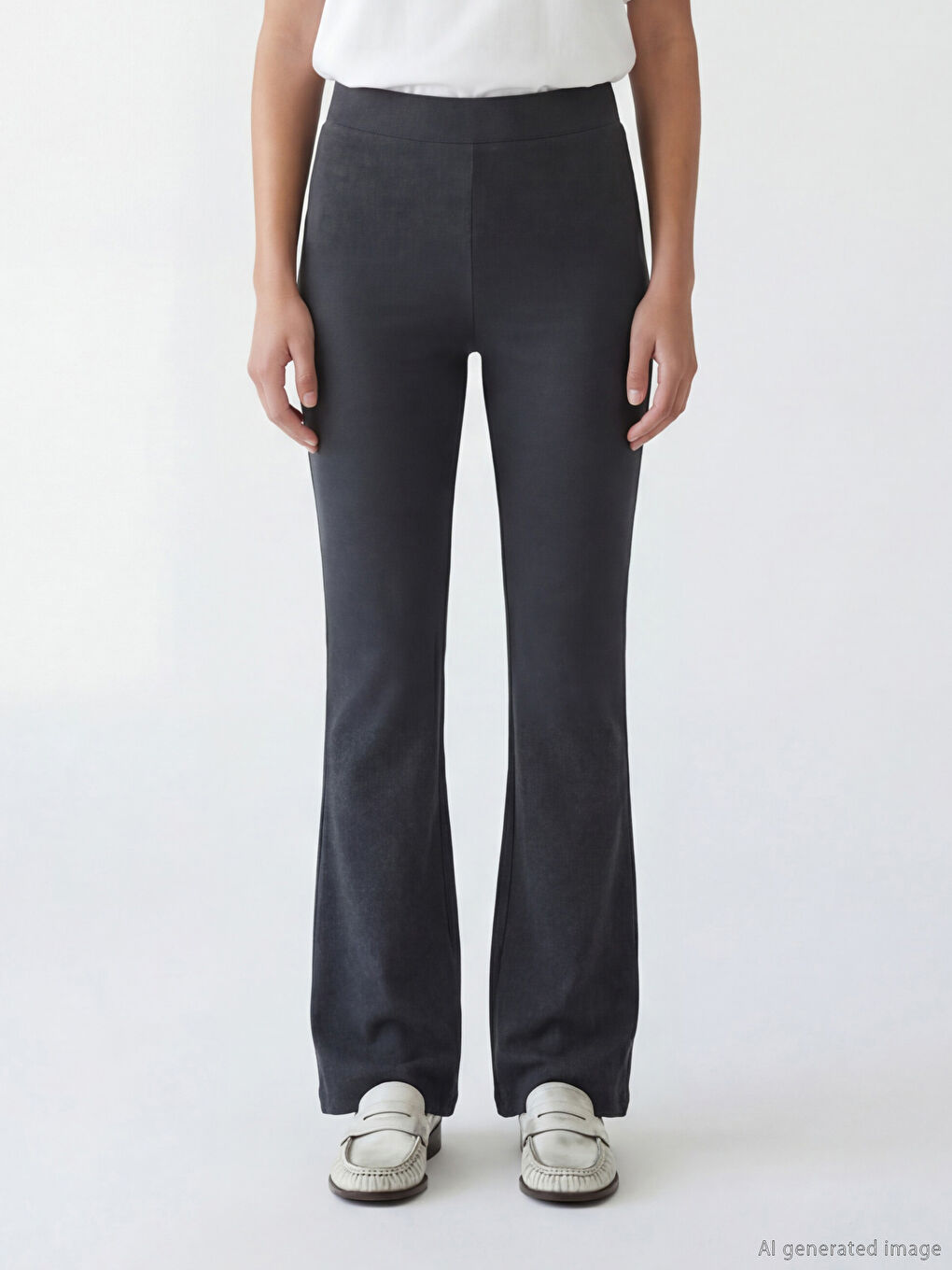 Дамски джогър с разкроен дизайн-1