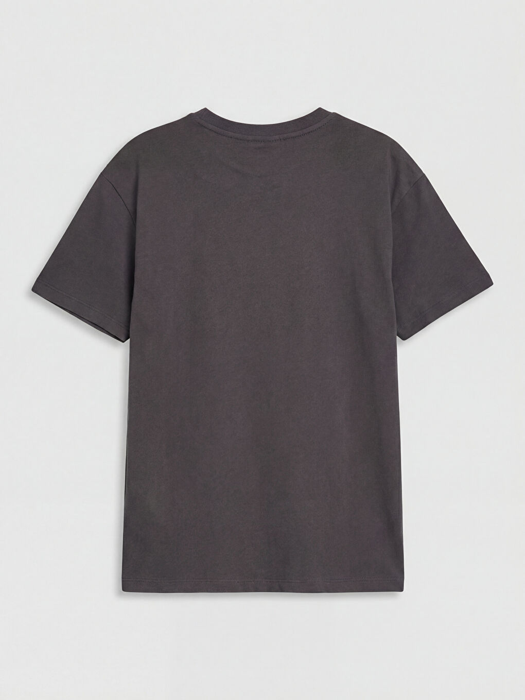 Gri Stitch Baskılı Kız Çocuk Tişört-1