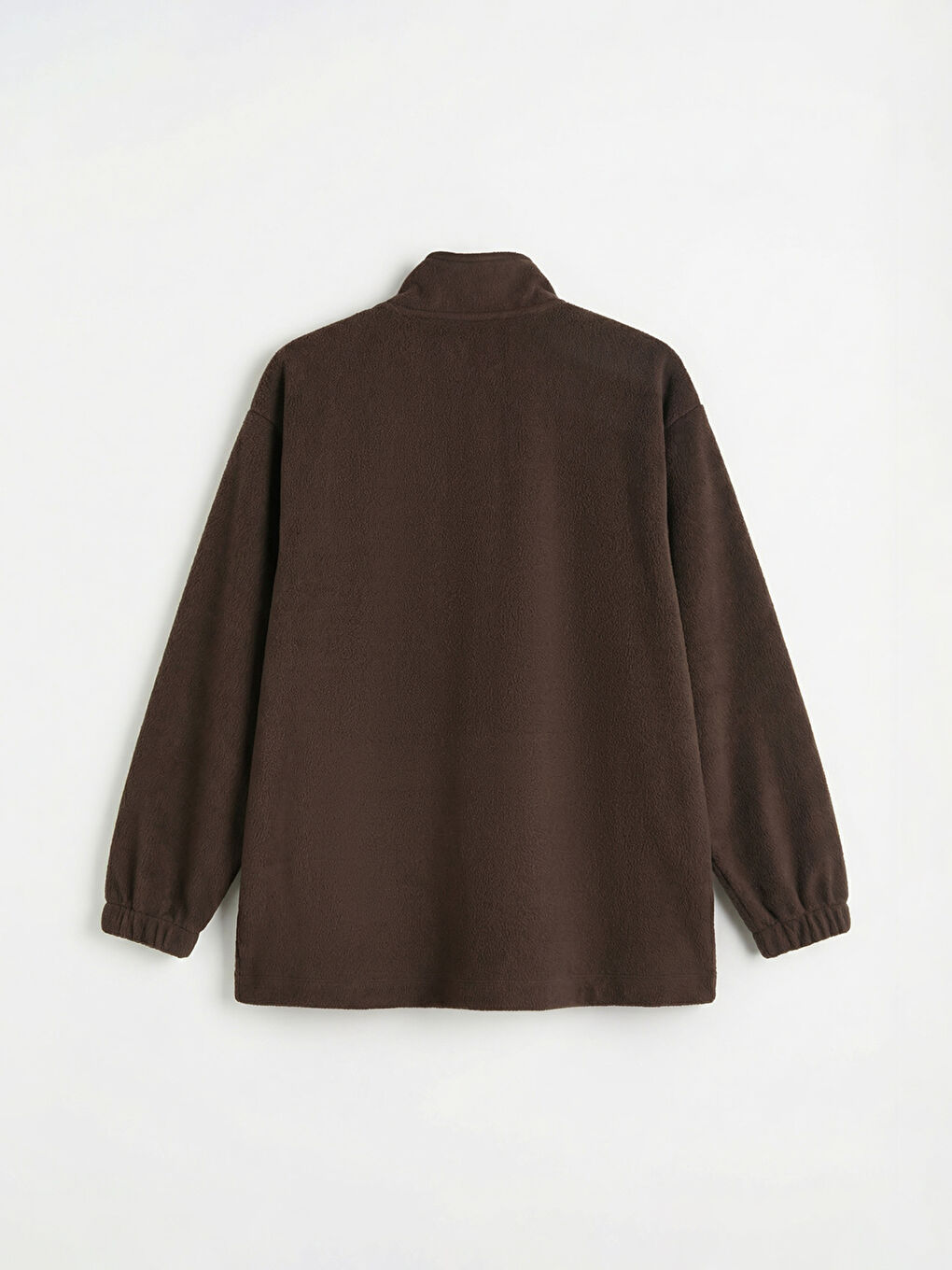 Women's Funnel Neck Fleece Sweatshirt-5