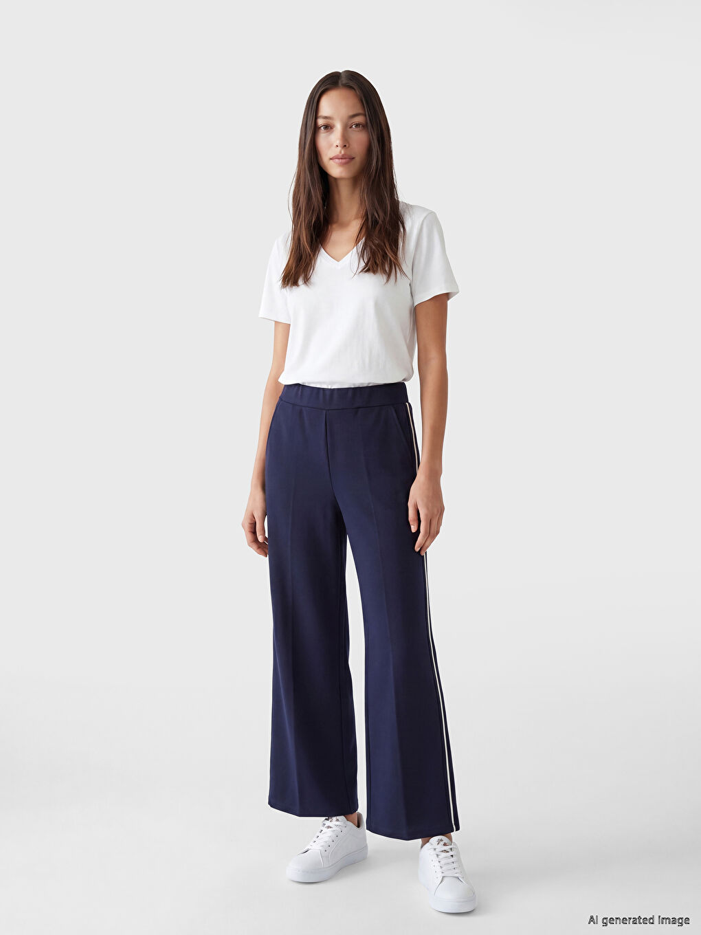 Woman Navy Sweatpants