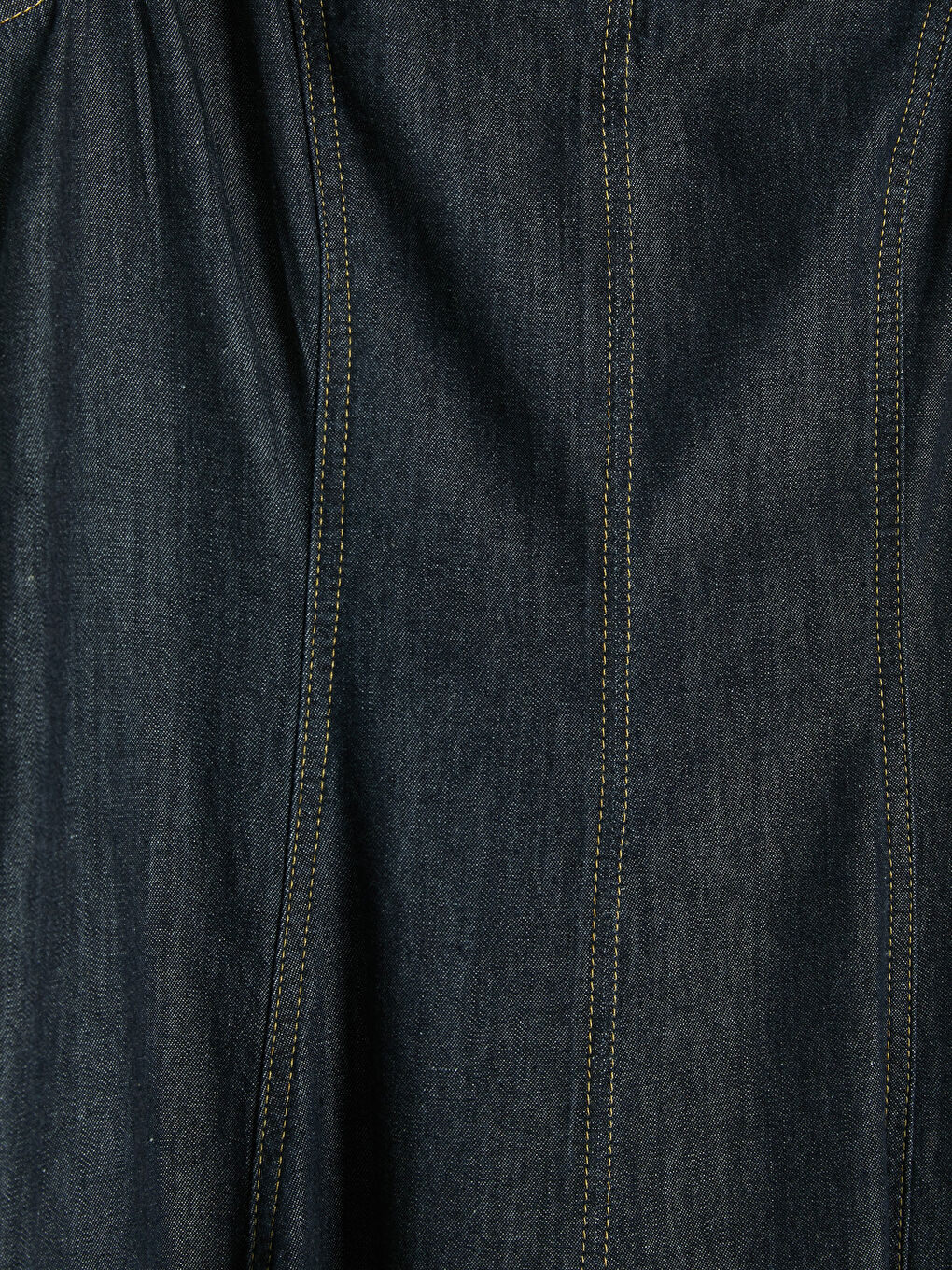 Lacivert V Yaka A Kesim Jean Elbise-6