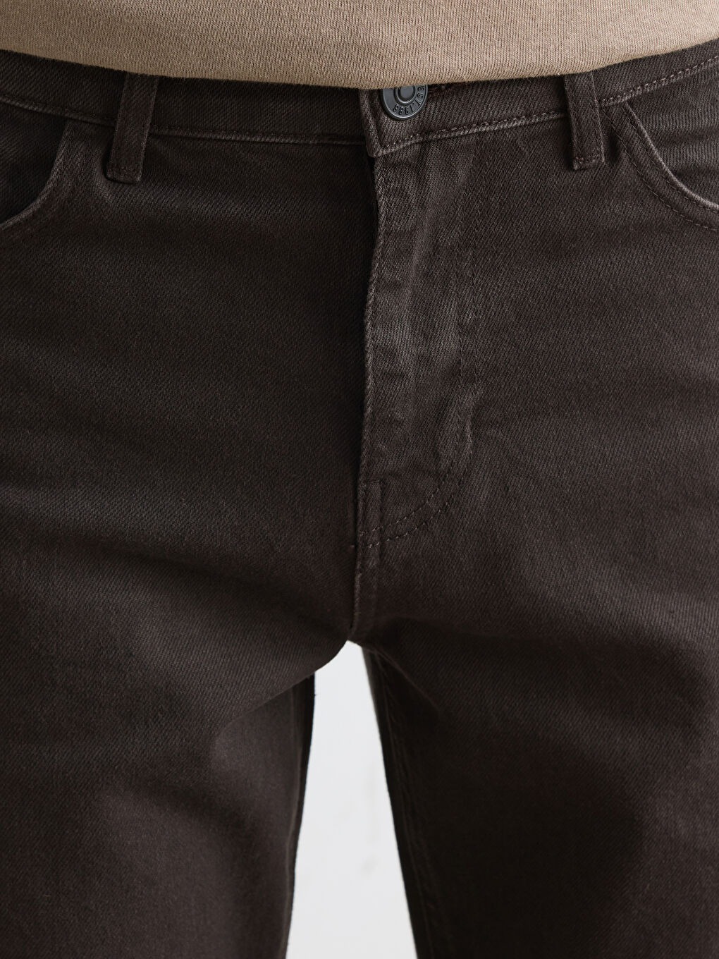 Kahverengi 700 Straight Fit Erkek Jean Pantolon-3
