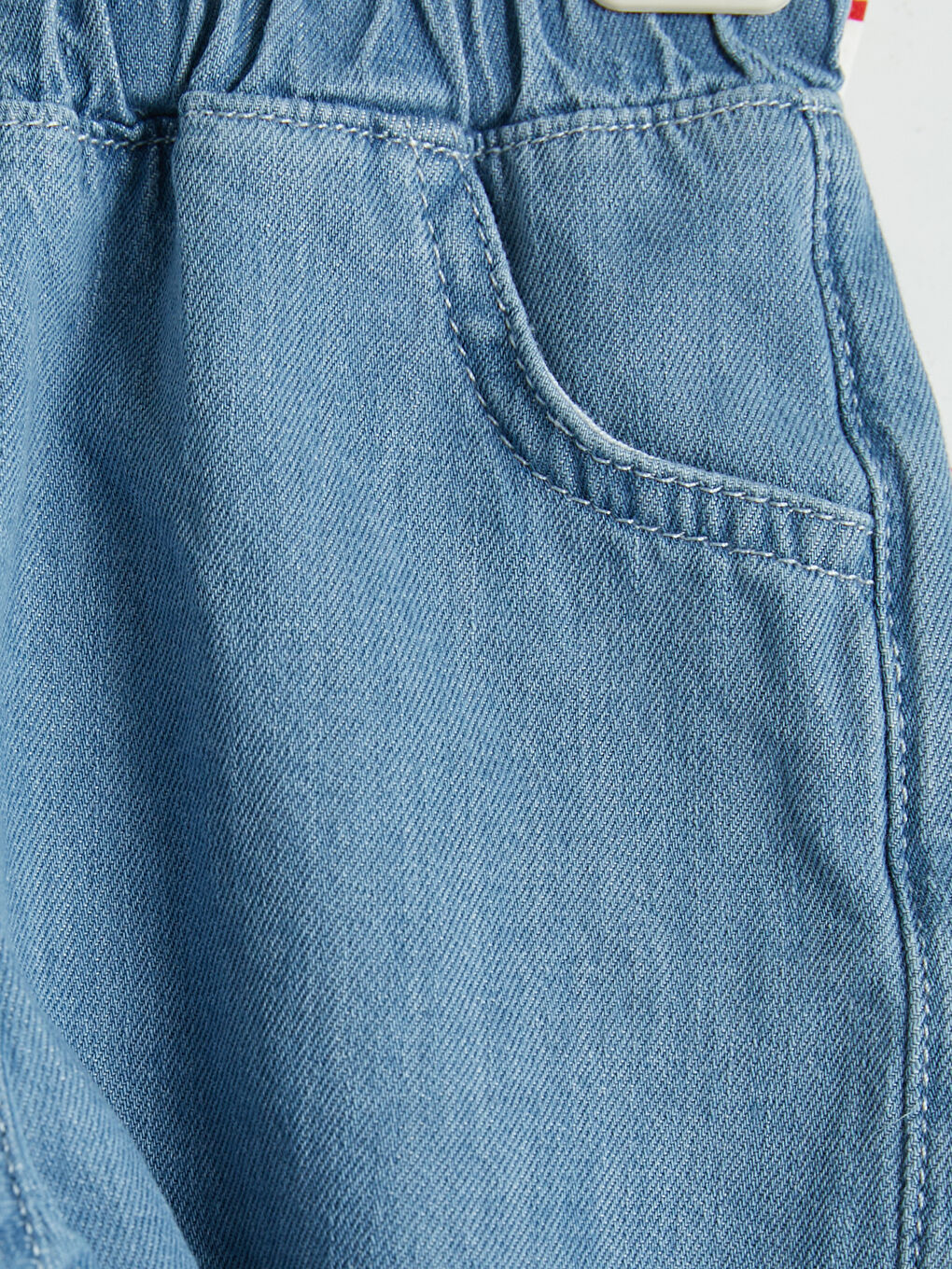 Ekru Çizgili Kız Bebek Şortlu Takım-6