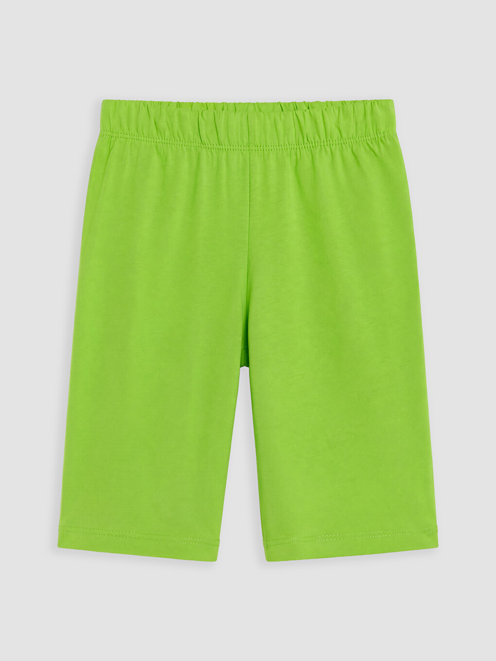 Yeşil Baskılı Erkek Çocuk Şortlu Pijama Takımı-4