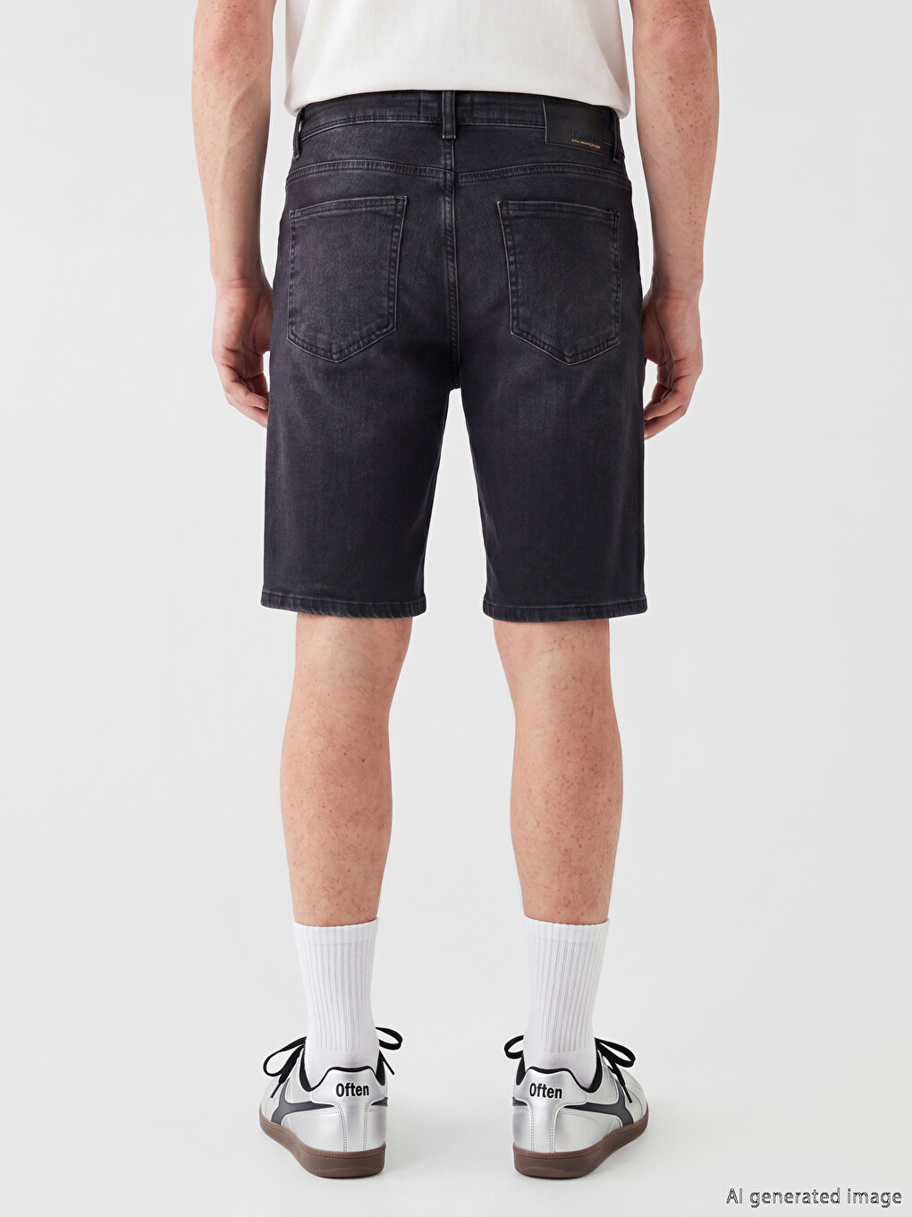 Slim Fit muški teksas šorts-3