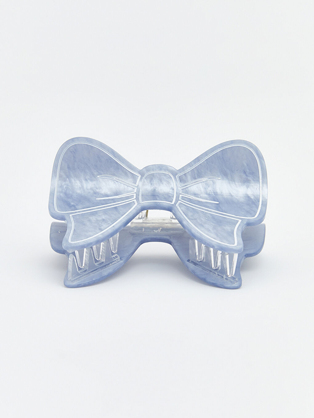 مشبك مخلب نسائي بشكل فيونكة