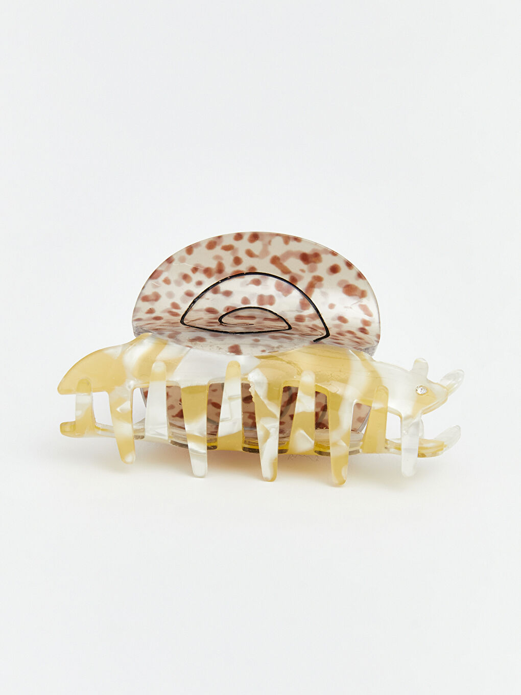 مشبك مخلب منقوش للنساء-1