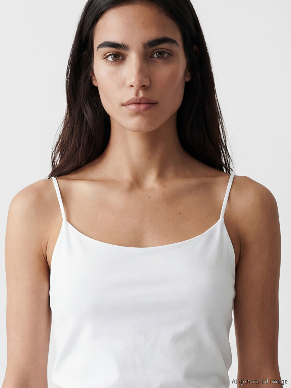 U Neck Strappy Women's Tank Top-2