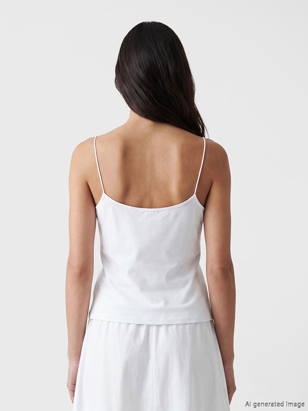 U Neck Strappy Women's Tank Top-3