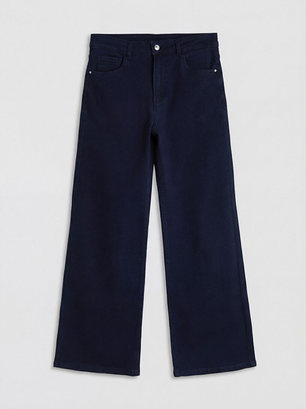 Wide Leg Women's Jeans-4