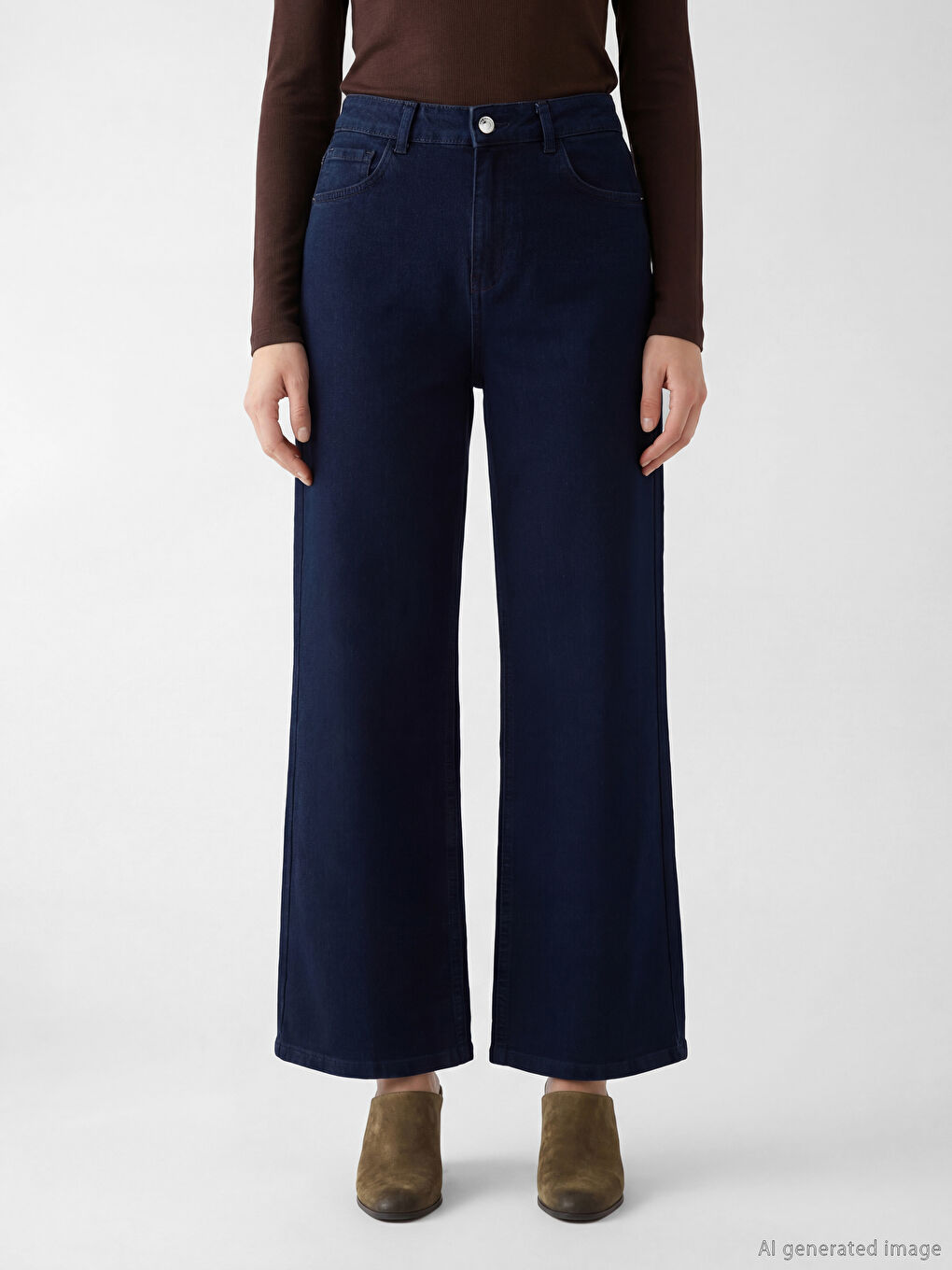 Wide Leg Women's Jeans-1