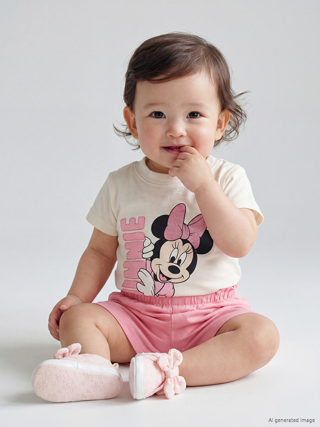 Disney Minnie Mouse Štampani Set Šortseva Za Bebe Djevojčice