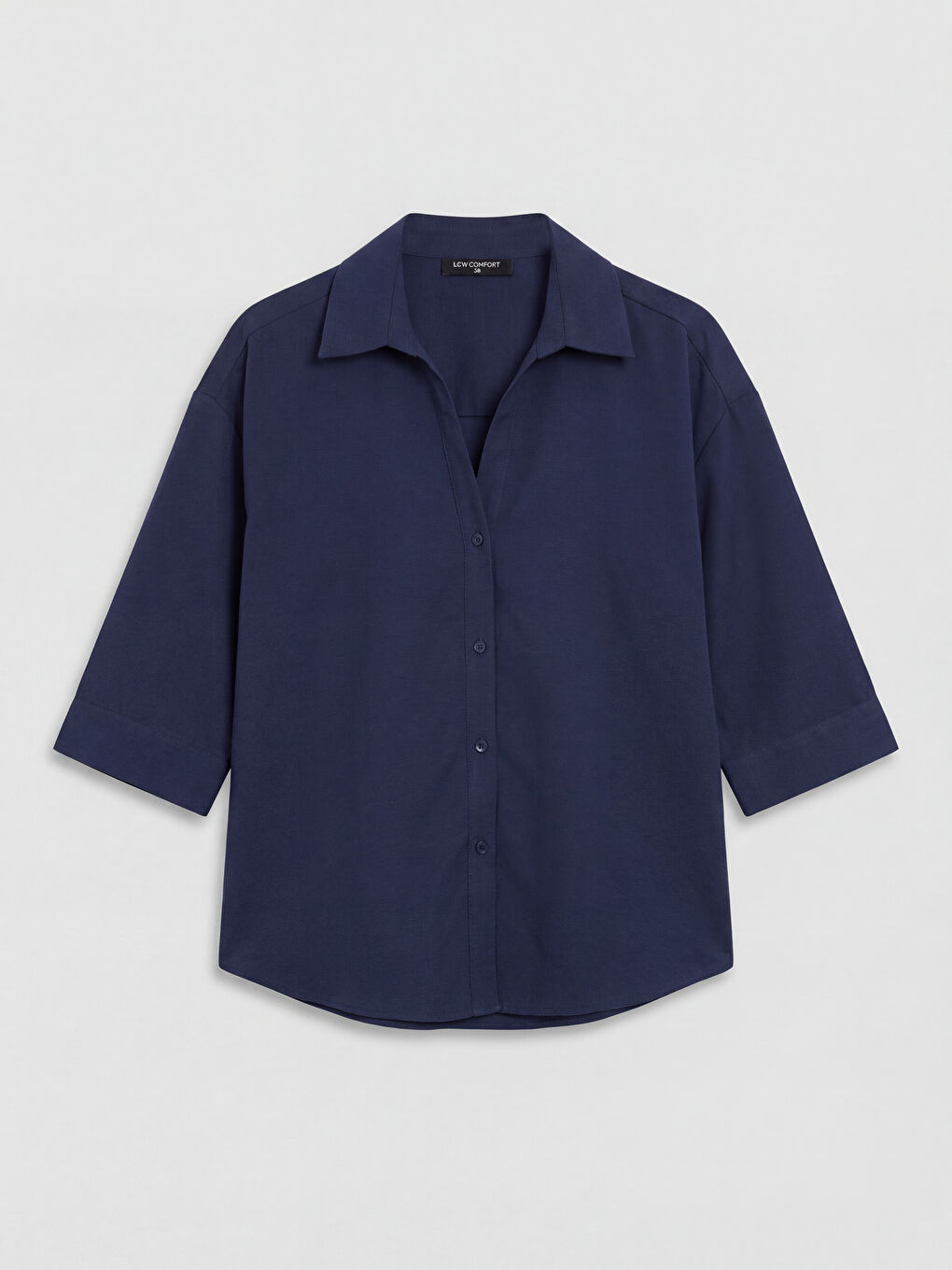 Lacivert Oversize Kadın Gömlek		
