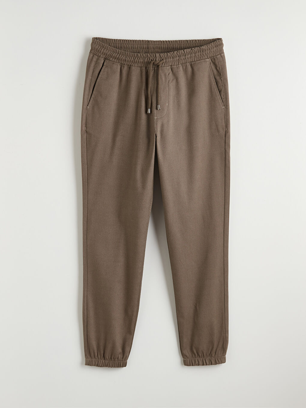 Haki Standart Kalıp Erkek Jogger Pantolon-4