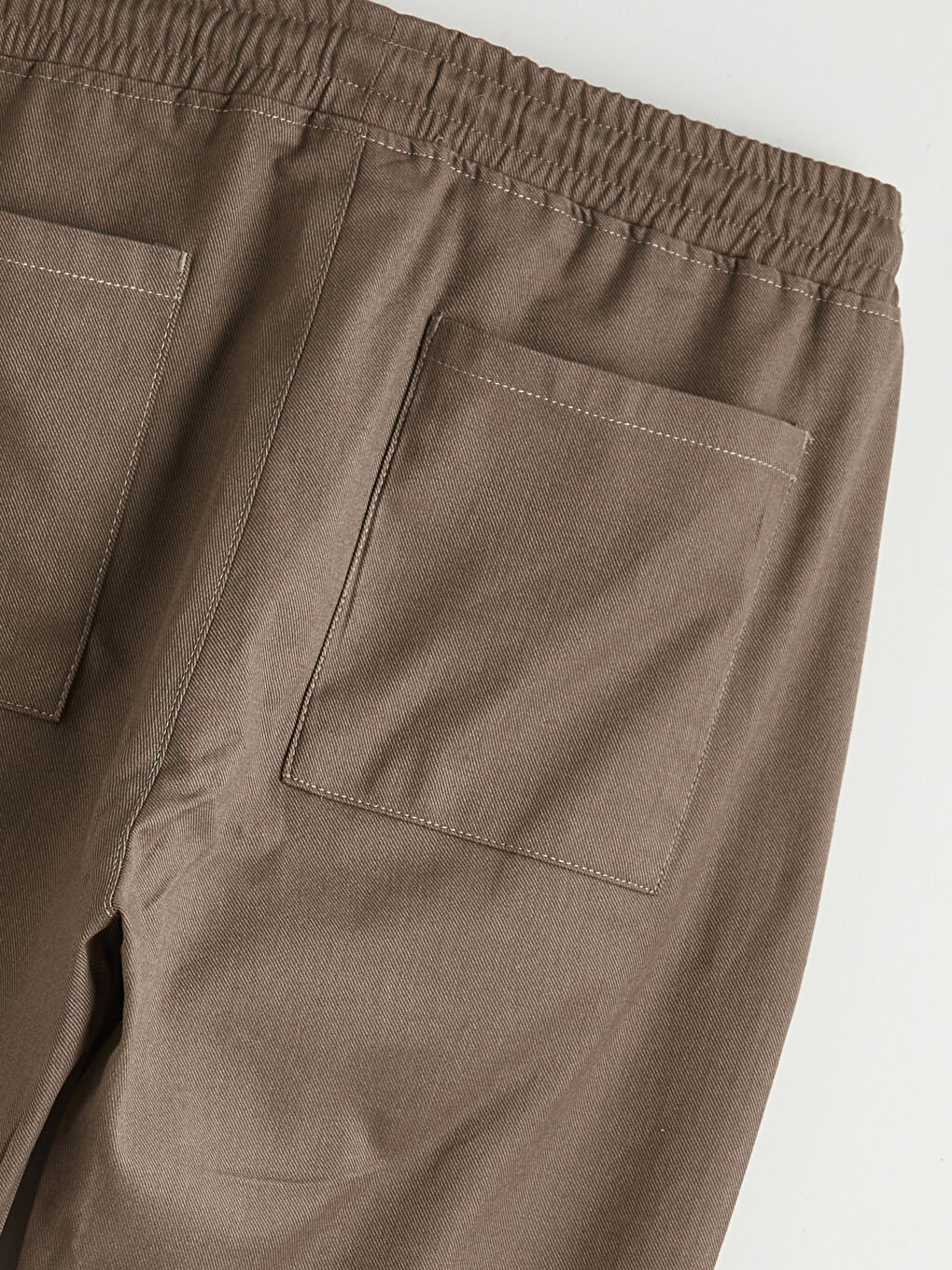 Haki Standart Kalıp Erkek Jogger Pantolon-5