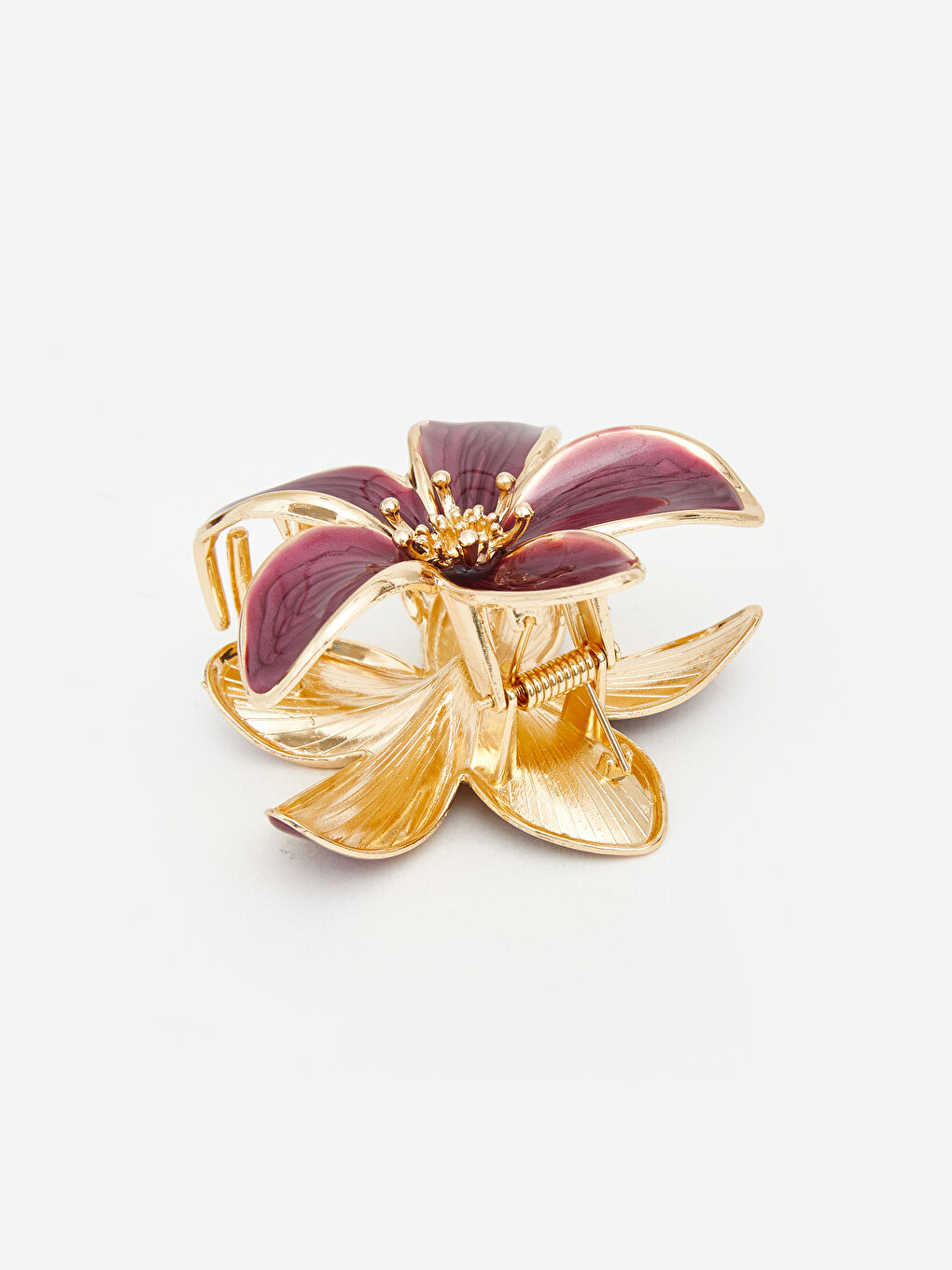 Karışık Çiçek Figürlü Kadın Mandal Toka-2