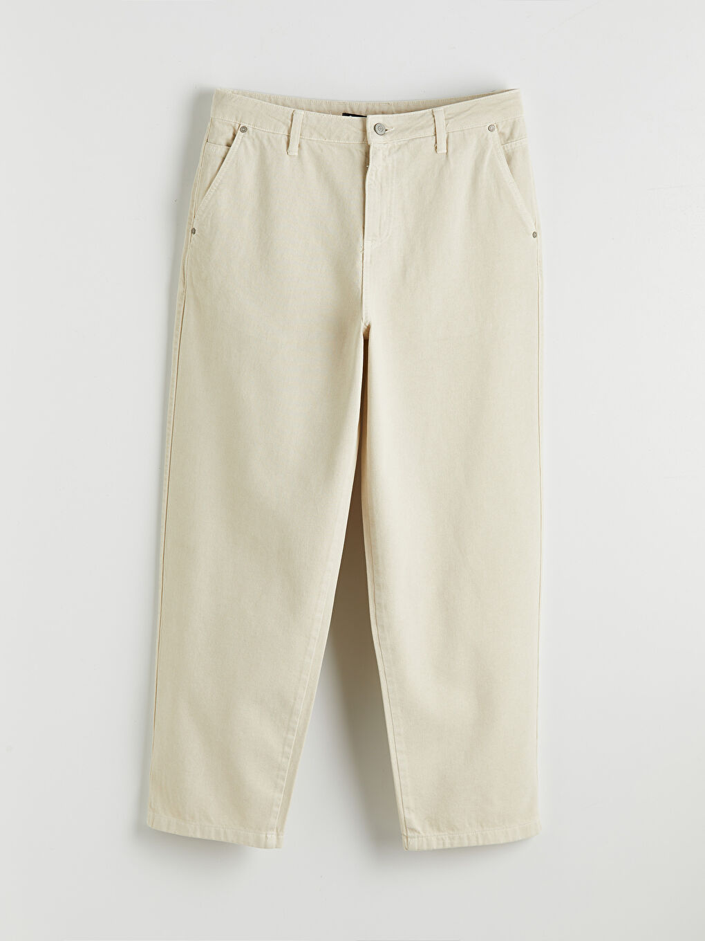 Gri Rahat Kalıp Erkek Pantolon