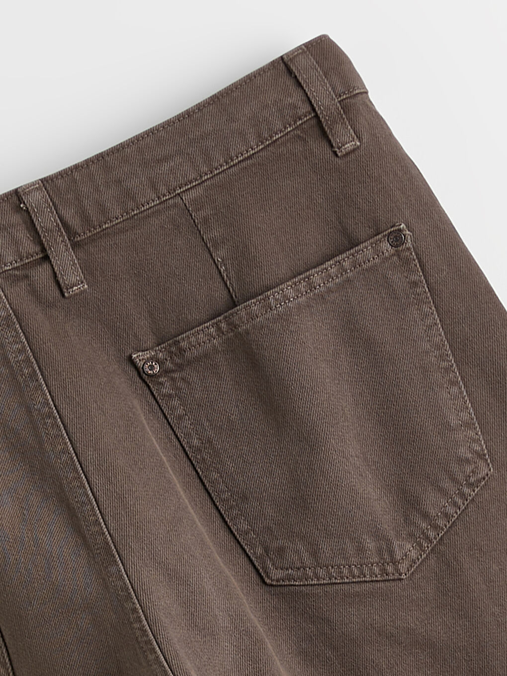 Kahverengi Rahat Kalıp Erkek Pantolon-5