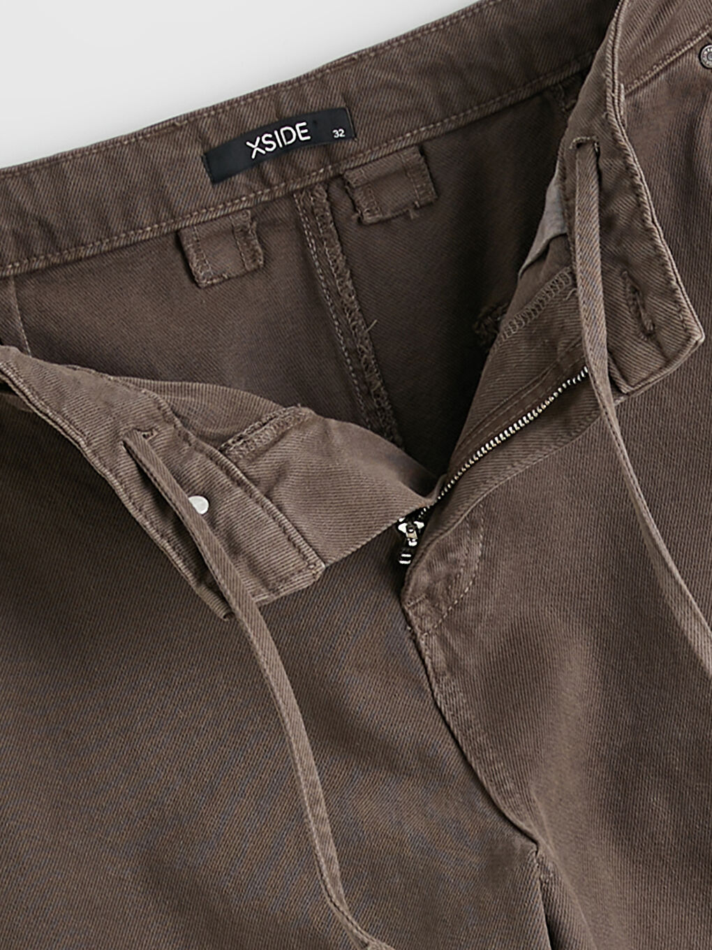 Kahverengi Rahat Kalıp Erkek Pantolon-6