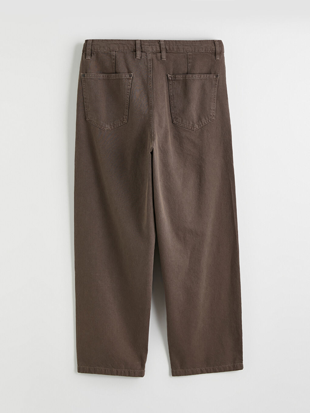 Kahverengi Rahat Kalıp Erkek Pantolon-8